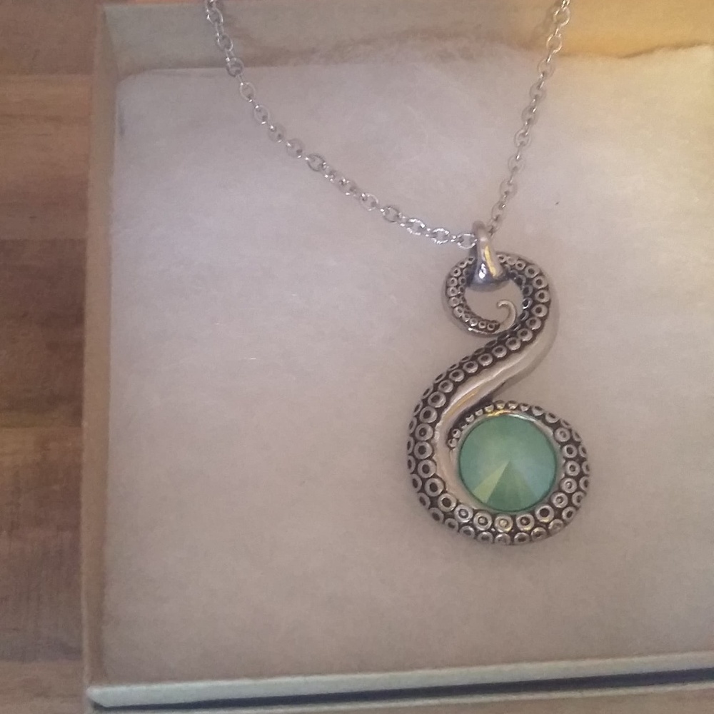 Tentacle Swarovski Necklace,  Statement piece!
